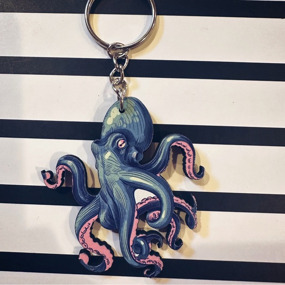 [ 3 FOR $20 ] OCTOPUS & MERMAID KEYCHAINS - Picture 2 of 5